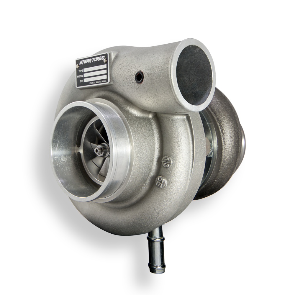 SteamSpeed STX 71R Ball Bearing Universal Turbo, 3" inlet (w/o hotside)