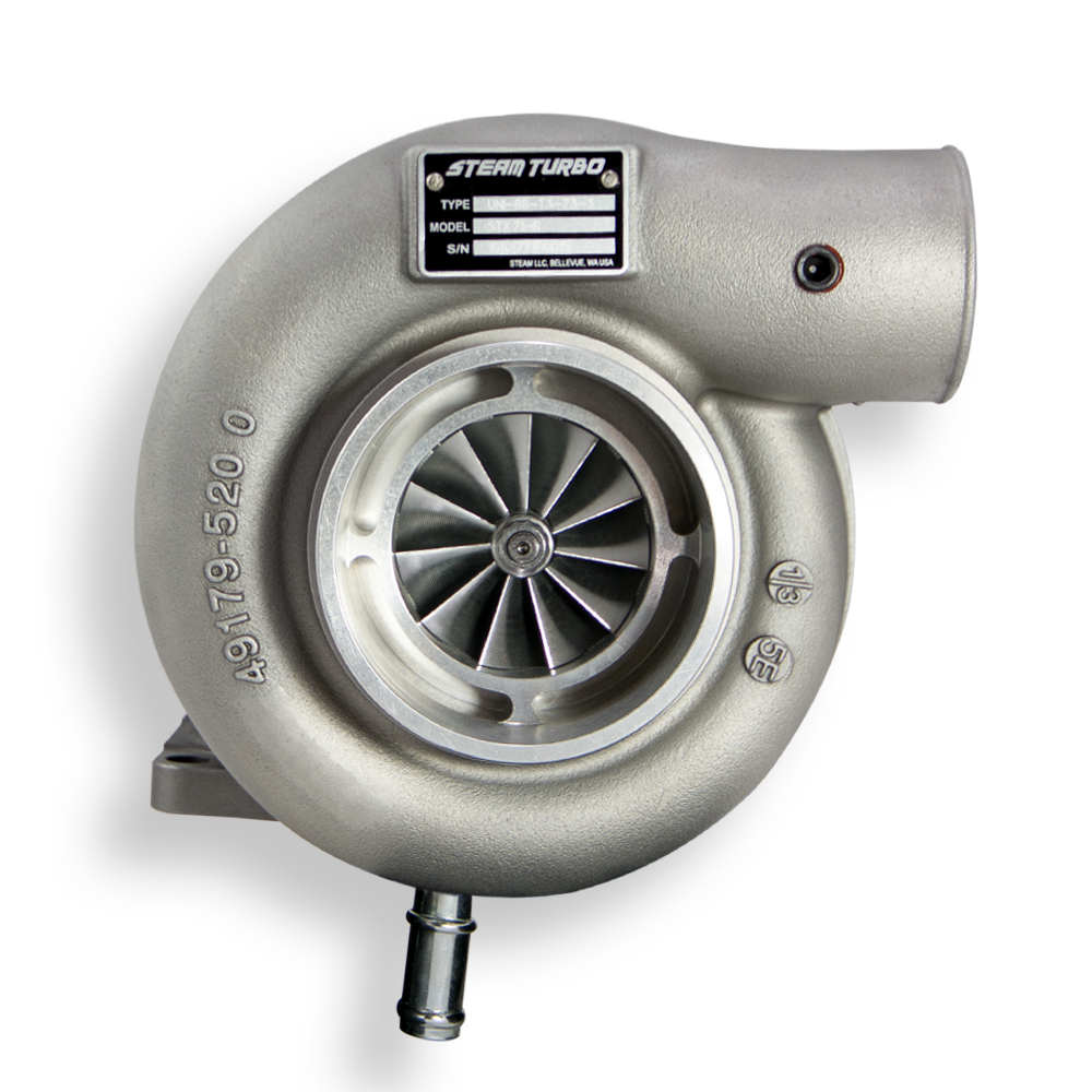 SteamSpeed STX 71R Ball Bearing Universal Turbo, 3" inlet (w/o hotside)